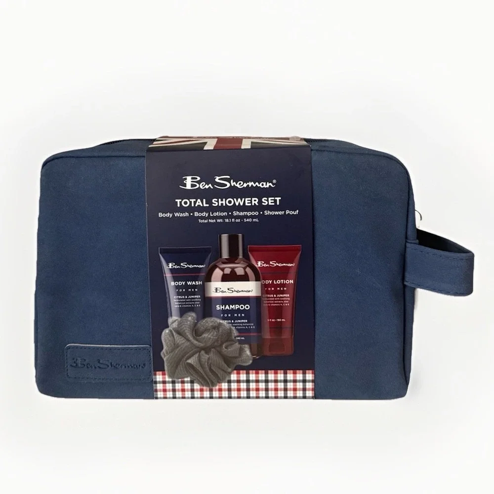 Ben‎ Sherman Men's 4 Piece Total Shower Set
